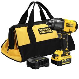 STANLEY SFMCF940M1 aku rázový uťahovák 18V/4Ah, 1/2", 949Nm, taška