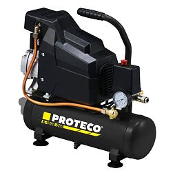 PROTECO kompresor olejový 1,1kW, 8bar, nádoba 6l,výkon vysávania 160 l/min., 14kg