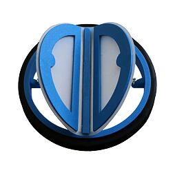 HACO klapka protizápachová dvoukřídlá PZKD 100mm, magnetická, membrána silikon, 413646