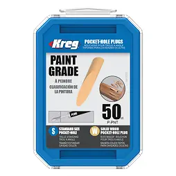 KREG Standard záslepky pro skryté spoje - dřevo, lakovatelné, 50 ks, P-PNT-INT