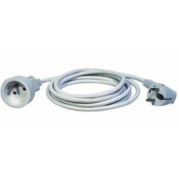 kabel 230V prodlužovací 1,5m, 1 zásuvka P0111