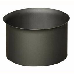 zděř komínová 120mm, tloušťka 1,5mm, černá 654245