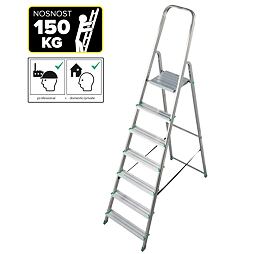 KRAUSE schůdky Al 7 nosnost 150kg 10.6617-KR