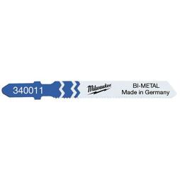 MILWAUKEE 4932340011 pílky do priamočiarky, kov, nerez, farebné kovy, 55mm, 5ks T118AFM