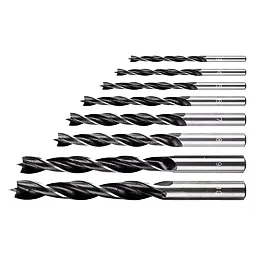 GRAPHITE sada vrtáků do dřeva 8-dílná 3-10mm 54T575