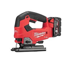 MILWAUKEE M18 FJS-502X aku bezuhlíková přímočará pila 18V/2*5Ah v kufru