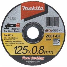 MAKITA E-10877 rezný kotúč 125*0,8*22,3mm NEREZ