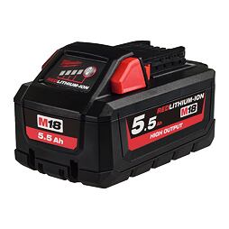MILWAUKEE M18 HB5.5 aku batéria 18V/5,5Ah Li-Ion HIGH OUTPUT