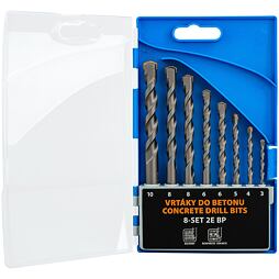 NAREX sada vrtáků do betonu 2E BP,3-10mm, 8-dílná, 65405608