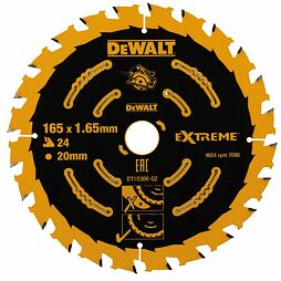 DeWalt DT10300 pílový kotúč 165*20mm, 24Z ATB +20° univerzálny rez