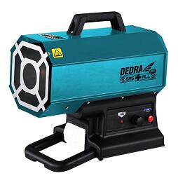 DEDRA ohrievač plynový 9-20kW, 18V/230V, spotreba 1,45kg/1h, PIEZO, prúd vzduchu 500m3/h, DED7185H