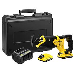 STANLEY SFMCS300D2K aku píla chvostovka 18V/2*2Ah, kmit 25mm