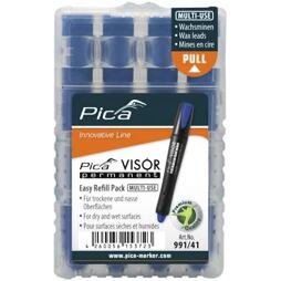 PICA tuhy náhradné pre pica visor permanent - 4ks v balení – modrá 991/41
