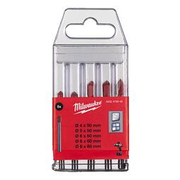 MILWAUKEE 4932479948 súprava vrtákov do skla a keramiky pr.4/5/2*6/8mm