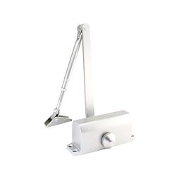 RICHTER zatvárač dverový RZ.202.AR.S 20-45kg s aretáciou, strieborný 495019