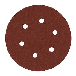 MILWAUKEE 4932492208 brúsny papier 150mm, K60, 6 otvorov, balenie 10ks