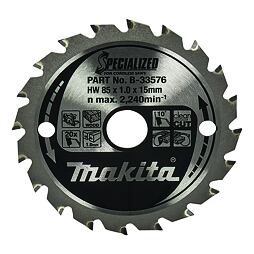 MAKITA B-33576 pílový kotúč 85mm*15mm 20Z (old=B-16885)
