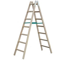 štafle malířské 7 příček 2,11m dřevěné STANDARD 401143