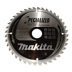 MAKITA B-33180 pílový kotúč SPECIALIZED 190mm*30mm 40Z, zapustené zuby (old=B-09503)