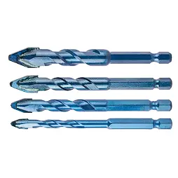 NEO vrtáky univerzální TCT 6-8-10-12mm, kov, dřevo, kámen, stopka HEX 1/4", 08-946