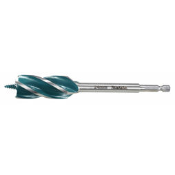 MAKITA E-26680 vrták do dřeva 24*165mm, čtyřbřitý, stopka šestihran 1/4" i pro rázové utahováky