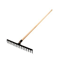hrábě železné 16z, 45,5cm s násadou 150cm, PROFI, 465635