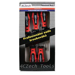 4CZech sada skrutkovačov TRX 5-dielna, T10-T30, 4CZ-8558-66