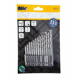 MAGG vrtáky 1,5-6,5 šesťhran 13ks MG26213