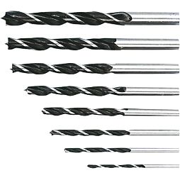 TOPTOOLS sada vrtákov do dreva 8-dielna 3-10mm 60H808