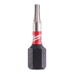 MILWAUKEE 4932471578 bit TORX BO8 s otvorem, 25mm IMPACT DUTY, torzní zóna, 1ks