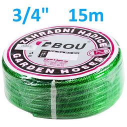 hadica záhradná PROFI 3/4" priehľadná, balenie 15m