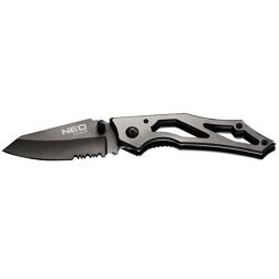 NEO nôž skladací oceľ 440, rukoväť Titanium, puzdro 63-025