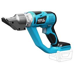 DEDRA aku nůžky na plech, střih ocel 2mm, nerez 1,2mm, 18V bez baterie, SAS+ALL DED7083