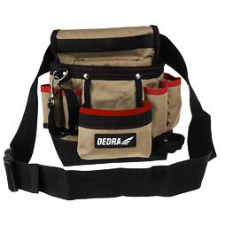 DEDRA nářaďový pás 20*10*30cm 8 kapes, vyztužená, N0032