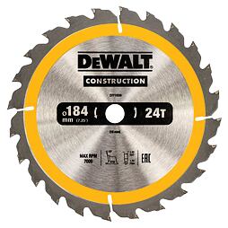 DeWalt DT1939 pílový kotúč 184*16mm. 24z, pozdĺžny rez