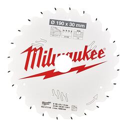 MILWAUKEE 4932471300 pílový kotúč 190*30*1,6mm, 24z