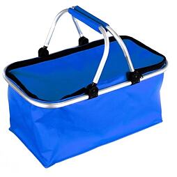 košík nákupný skladací 48*28*24cm, Al+polyester, 791250