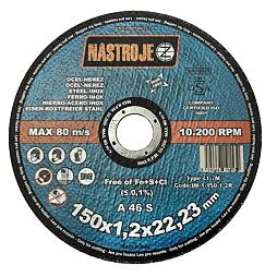 NÁSTROJE CZ kotúč rezný 150*1,2mm oceľ a nerez IM-1-150-1,2R