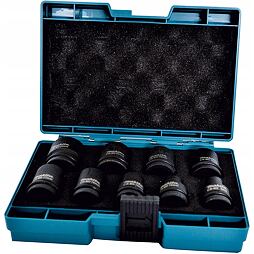 MAKITA D-41517 súprava priemyslových nástrčných hlavíc 1/2", 8–24mm, plastový kufrík