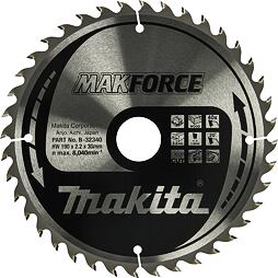 MAKITA B-32340 pílový kotúč 190mm*2,2mm*30mm 40WZ (old=B-08486)