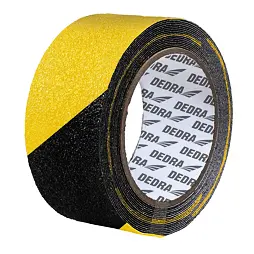 DEDRA páska protiskluzová 50mm*18m, žlutá a černá, 11T114