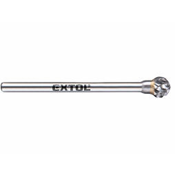 EXTOL INDUSTRIAL fréza karbidová kulová pr.6mm, stopka 3mm, 8703833