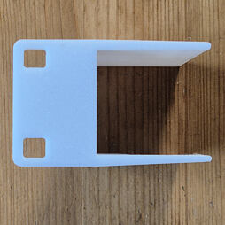 3D Tisk rackmount pro Fortinet Fortigate 30G/31G, levé ucho (přichycení na jedné straně)