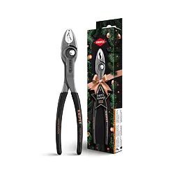 KNIPEX kleště s posuvným kloubem TwinGrip 200mm VÁNOČNÍ EDICE, čelní a boční úchop 8201200S02