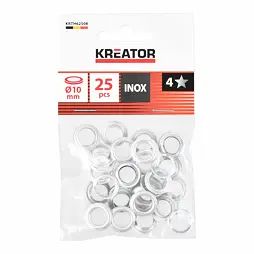 KREATOR nýtovací kroužky Al 10mm, 25ks, KRTH62508