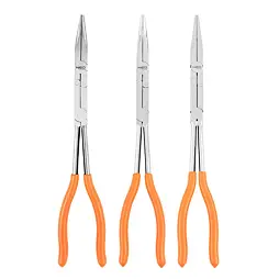 NEO kleště s dvojitým kloubem 3 ks (rovné, zakřivené, protáhlé rovné) CrV 330mm, 01-293