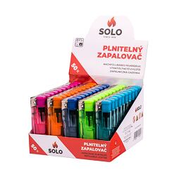 zapalovač plnitelný SOLO piezo, 5140026