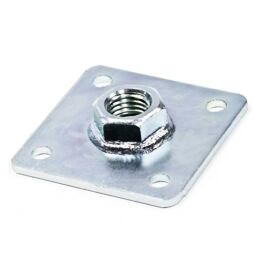 deska s maticí M24, 110*110mm k patce pilíře Zn 6244D-110