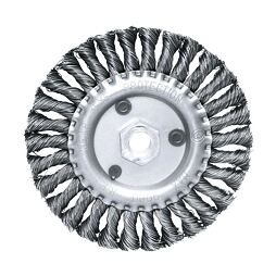 PROTECO kartáč okružný 115mm M14 vrkočový Fe 0.5mm 10.2360-115