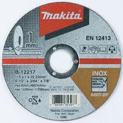 MAKITA B-64618 rezný kotúč 230*1,9*22,2mm oceľ, nerez